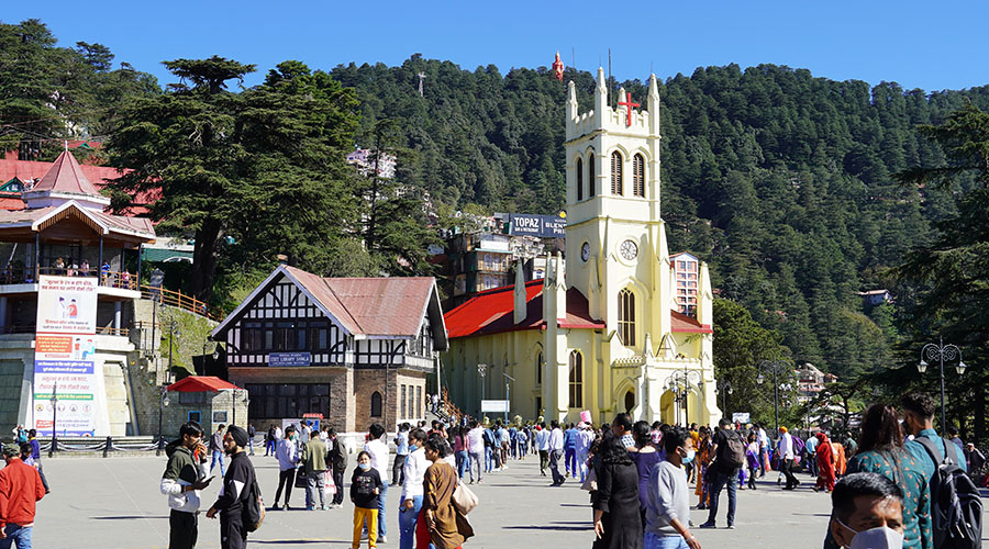 Shimla, best place to visit in Himachal Pradesh, tourist places in Himachal Pradesh